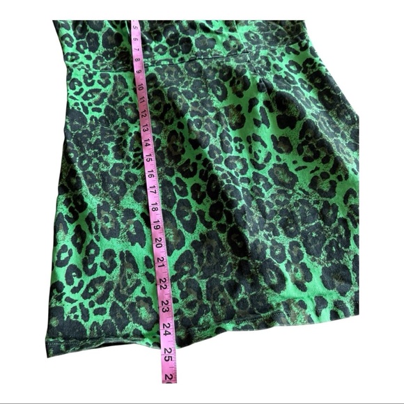 Valfre Green and Black Fitted Sleeveless Camisole Mini Dress - Picture 8 of 9